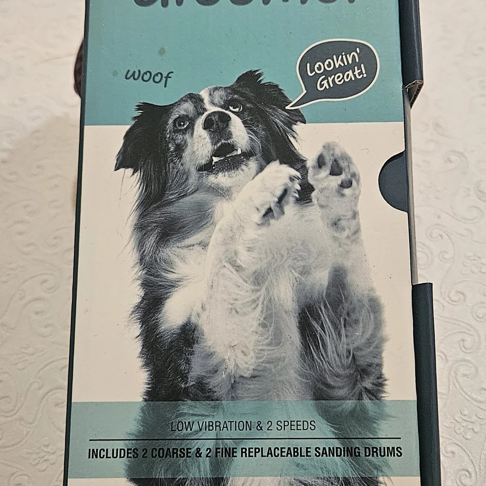 Dog Nail Grinder with Low Vibration and 2 Speeds